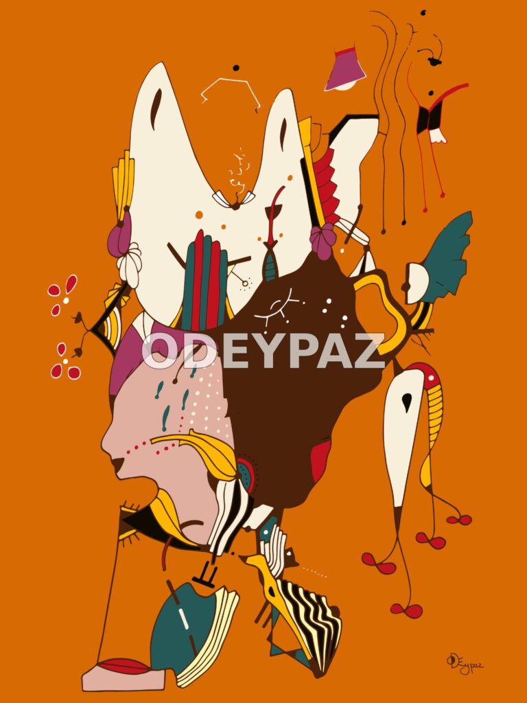 Illustration en couleur par Odeypaz
