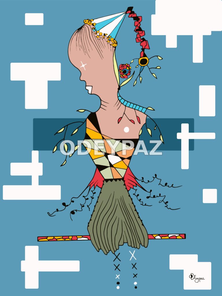 Illustration en couleur par Odeypaz