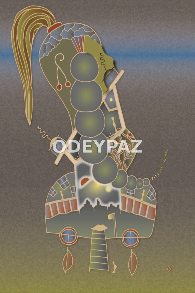 Illustration en couleur par Odeypaz