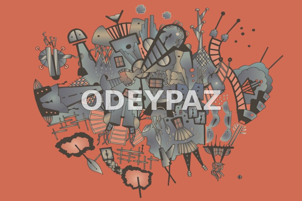 Illustration en couleur par Odeypaz