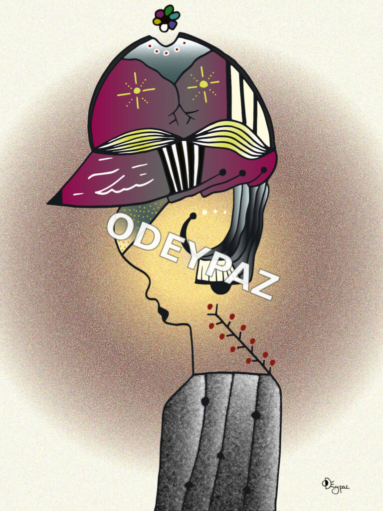 Illustration de la collection À nous les femmes par Odeypaz