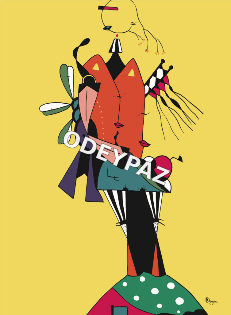 Illustration de la collection À nous les femmes par Odeypaz