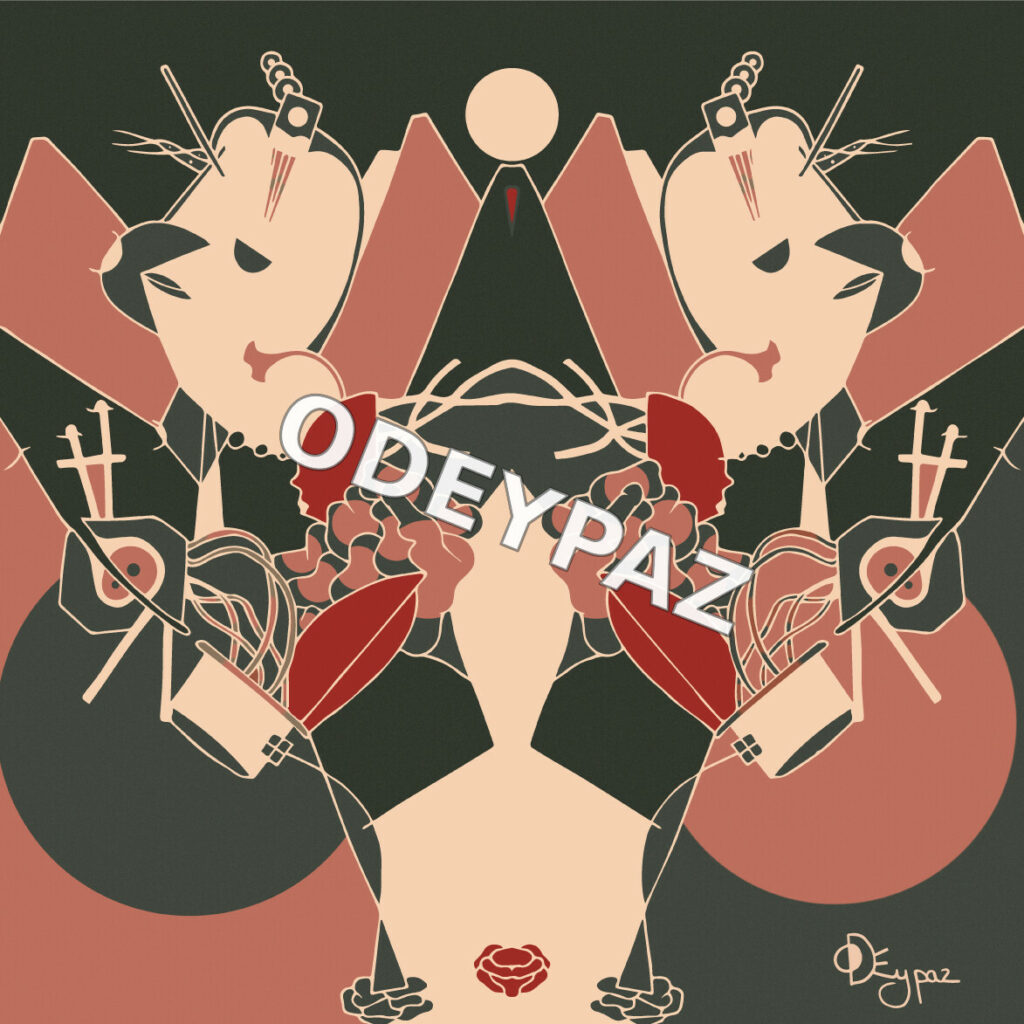 Illustration de la collection À nous les femmes par Odeypaz