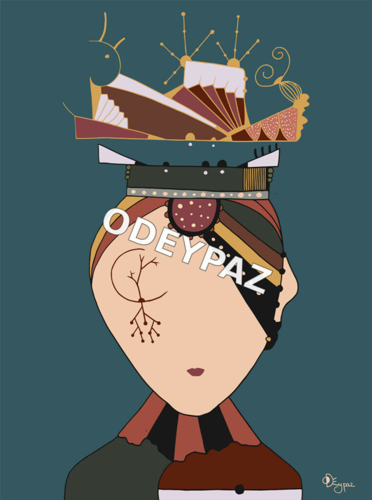 Illustration de la collection À nous les femmes par Odeypaz