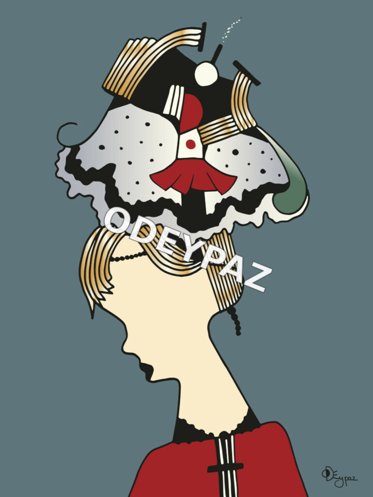 Illustration de la collection À nous les femmes par Odeypaz