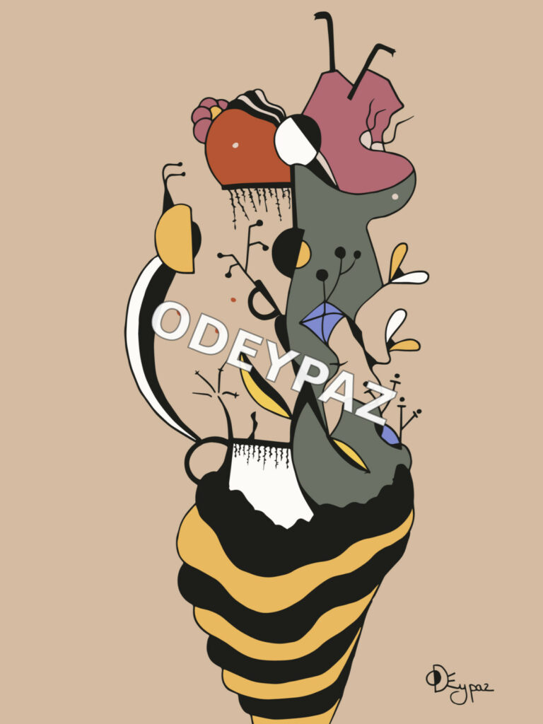 Illustration de la collection À nous les femmes par Odeypaz