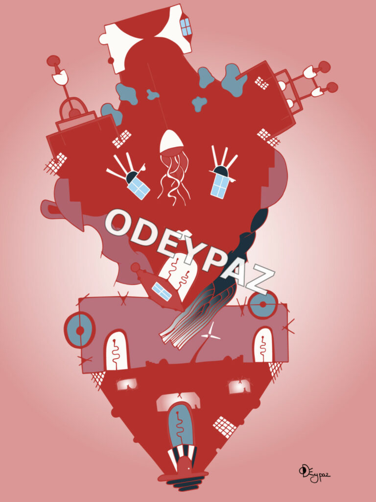 Illustration de la collection À nous les femmes par Odeypaz
