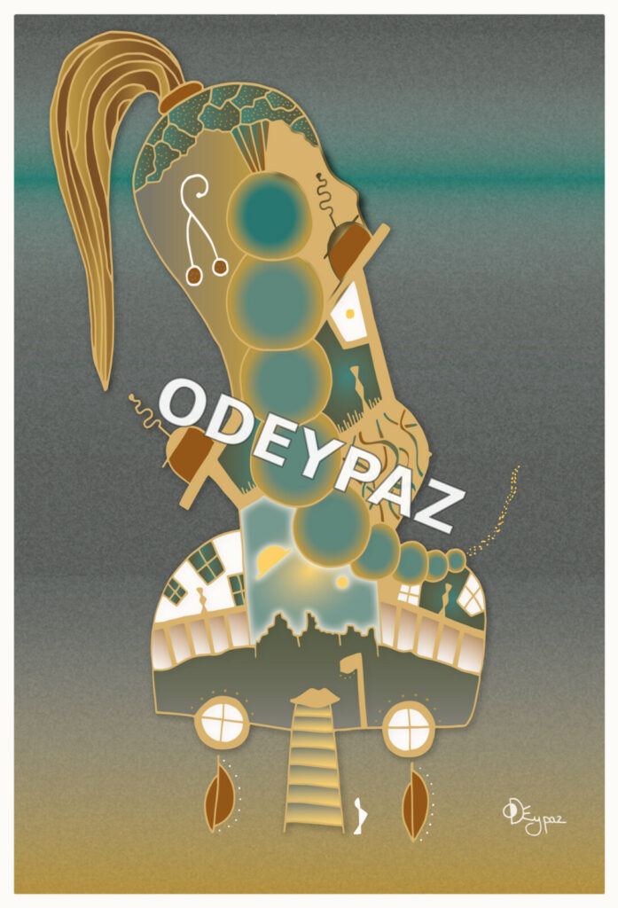 Illustration de la collection À nous les femmes par Odeypaz