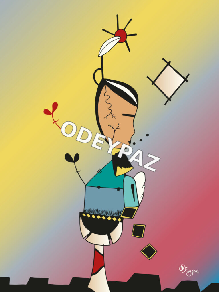 Illustration de la collection À nous les femmes par Odeypaz