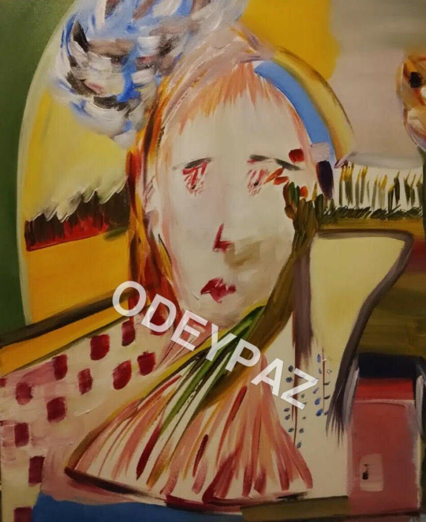 Peinture acrylique portrait